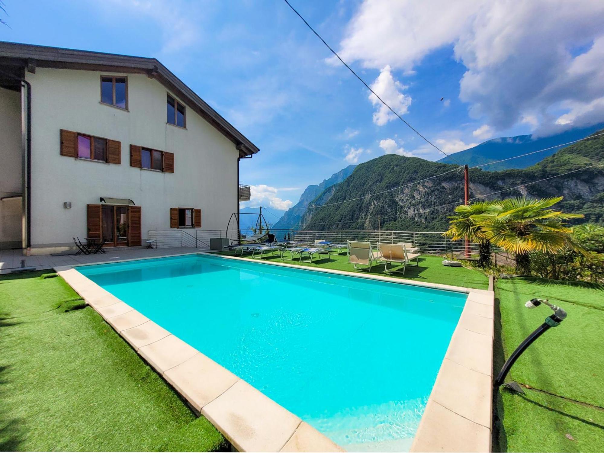 Infinity View Garda Lake Tenno Buitenkant foto